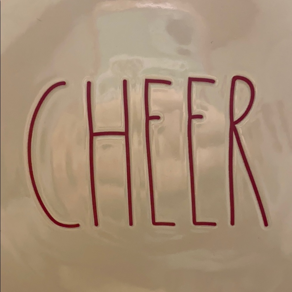 Rae Dunn 11” Cheer plate - Picture 2 of 2